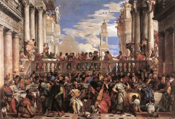 Las bodas de Caná Renacimiento Paolo Veronese Pinturas al óleo
